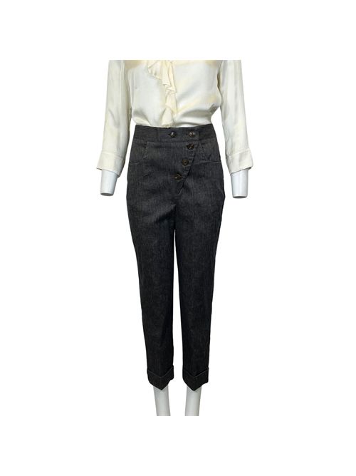 PANTALONE DETTAGLIO CHIUSURA GRIGIO ALESSIA SANTI a/i ALESSIA SANTI | 221UD25017GRIGIO